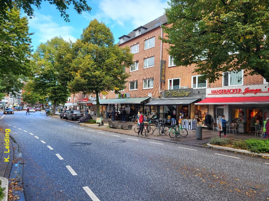 Die Osterstraße in Hamburg-Eimsbüttel.