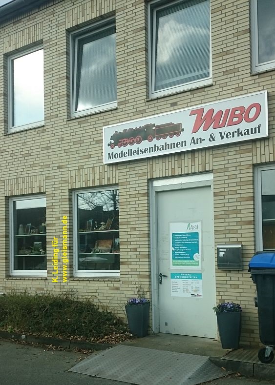 Ansicht des Ladengeschäfts von MIBO in Norderstedt im März 2019.