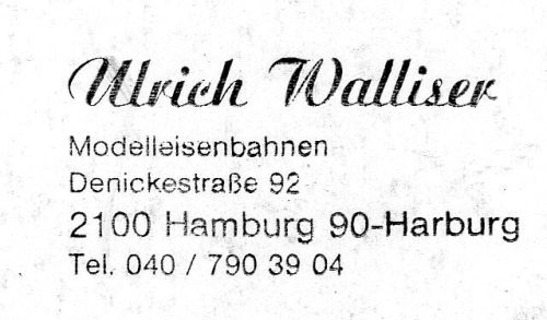 Werbung für Walliser.