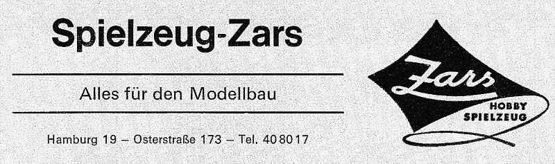 Werbung für Zars. Werbung für Zars.