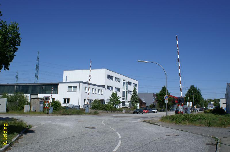 Bahnbergang Werkstrae.