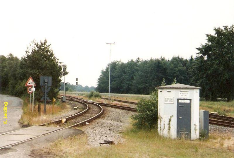 Bahnbergang Bahnstrae.