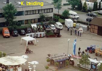 Teilblick auf das TÜV-Gelände von oben.