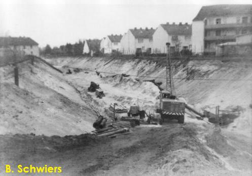 Bau der U-Bahn nach Garstedt 1968 - 1.