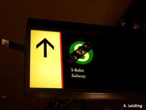 S-Bahn = Subway.