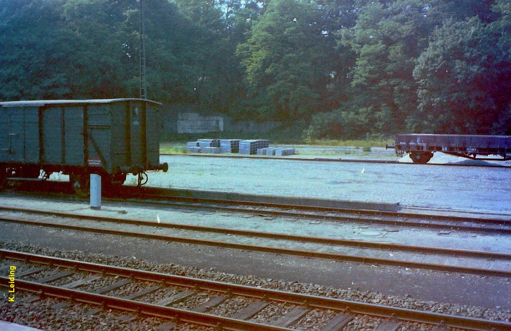 Ein weiterer Blick auf den Güterbahnhof in Blankenese.