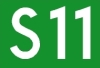 Linienschild S11