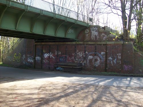 Widerlager 1 zwischen Ohlsdorf und Kornweg.