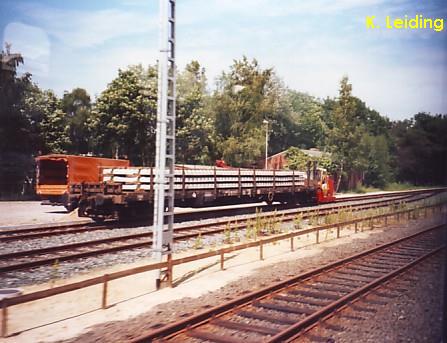 Blick auf den Lagerbahnhof der HHA.