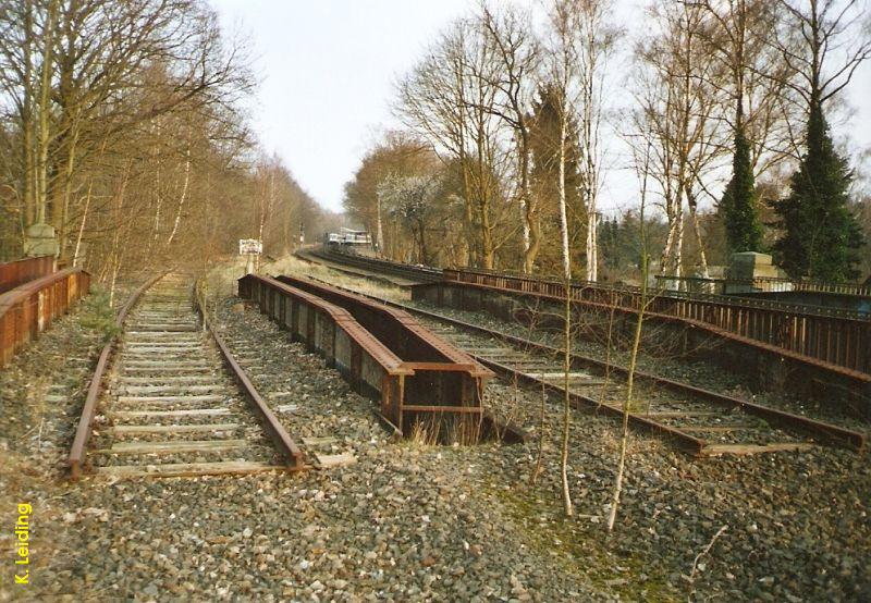 Brcke ber die Strae Foberger Moor.