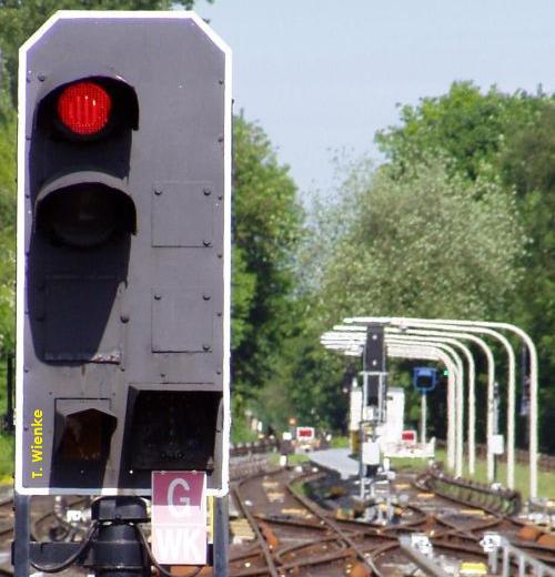 Altes Lichtsignal in Wandsbek - Gartenstadt.