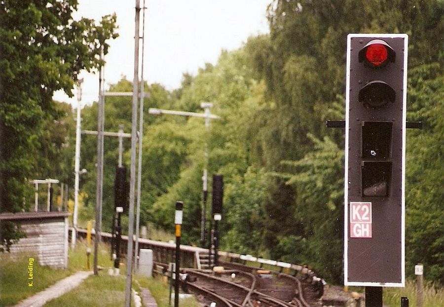 Signal H 0 in Grohansdorf.