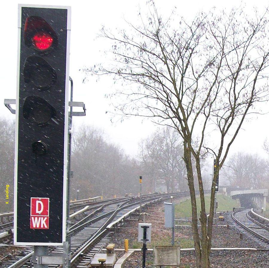 Signal H 0 in Wandsbek - Gartenstadt.
