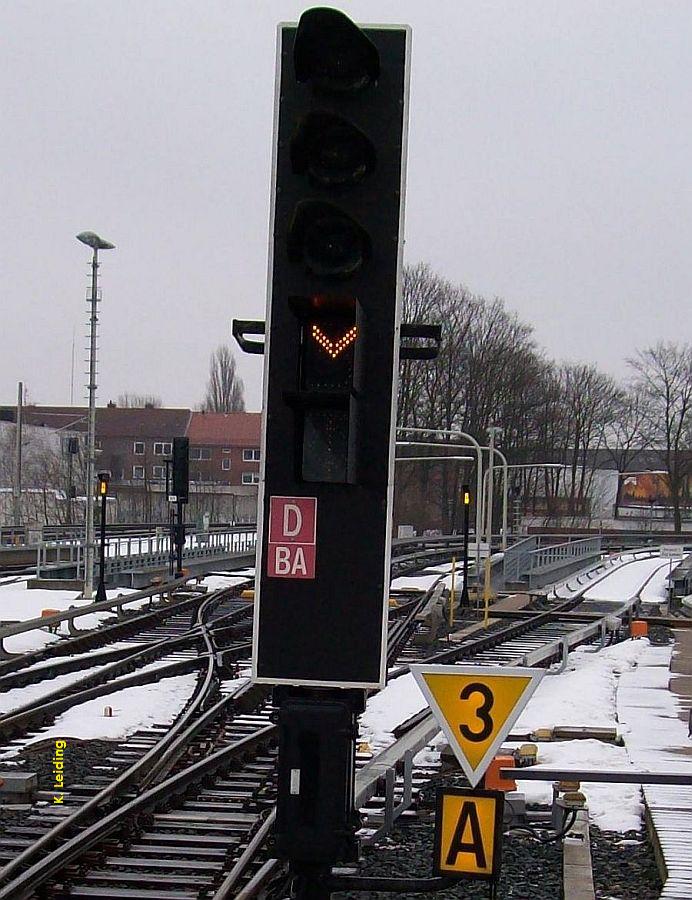 Signal D BA in Barmbek.