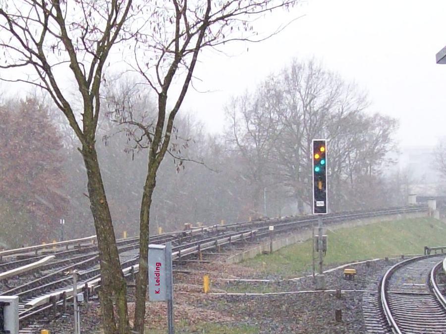 Vorankndigungssignal in Wandsbek - Gartenstadt.