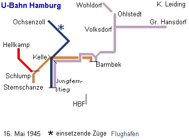 Linienskizze 1945