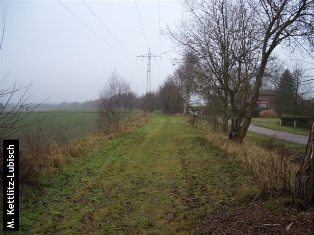 Ehemalige Trasse an der Buchholzer Straße.