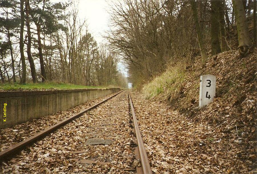 Am Kilometer 3,4 der Krmmelbahn.