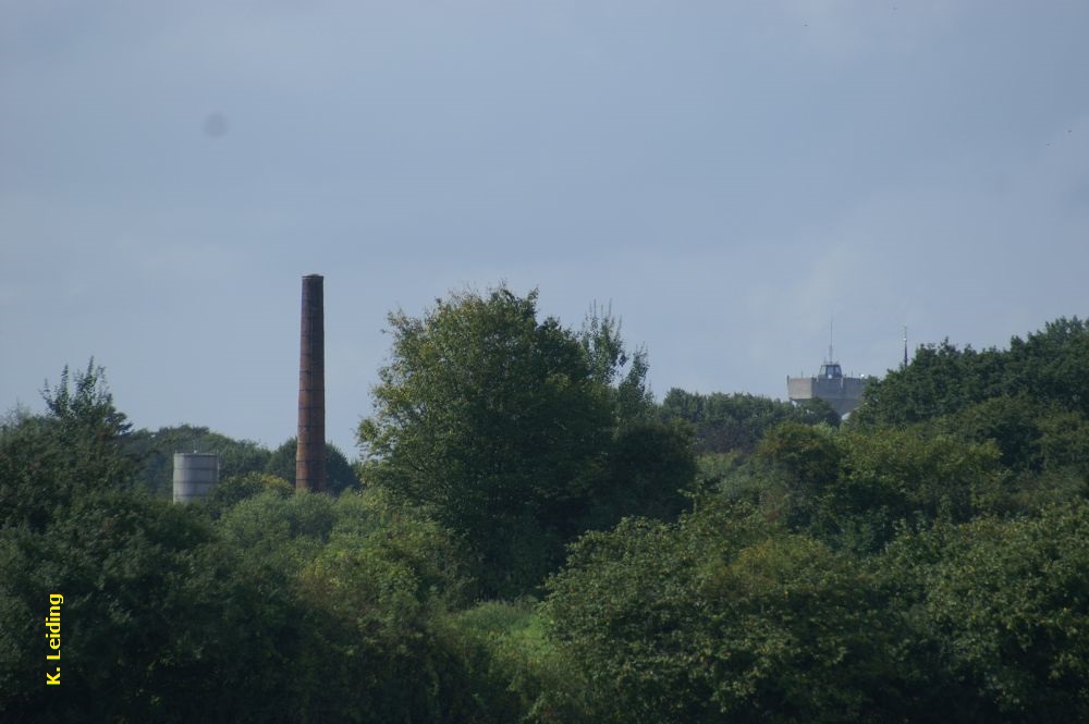 Blick auf das Ziegelwerk vom Spechserholz aus.