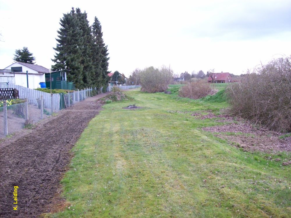 Ehemalige Bahnhofsfläche in *Holstendorf.