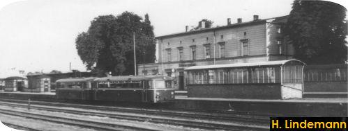 Schienenbus nach Bad Oldesloe.