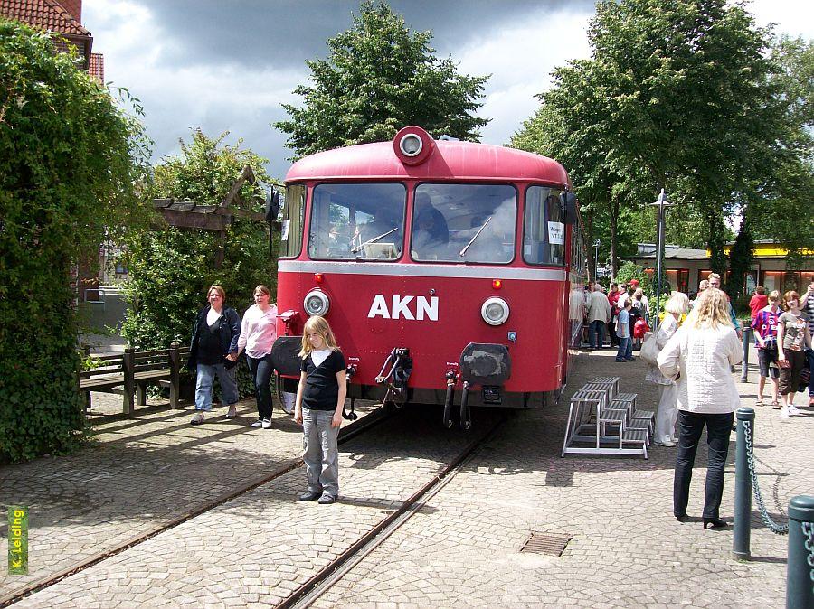 Bahnhofsvorplatz in Tornesch.