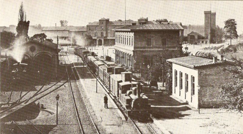 Bahnhof Klostertor.