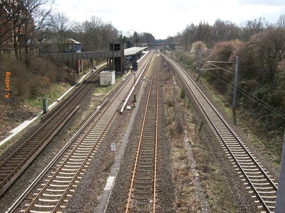 Ende des Rundkurses am S - Bahnhof Rbenkamp.