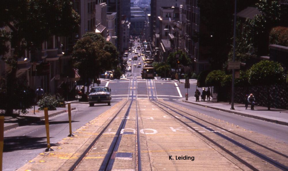 Blick hinunter auf die Market Street.