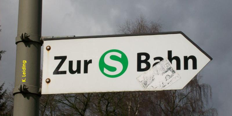 Zur S - Bahn.