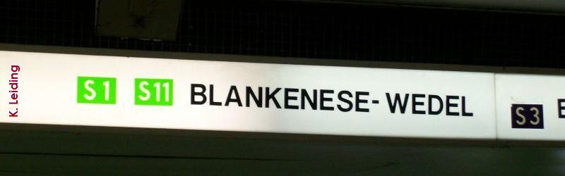 Nach Blankenese - Wedel.