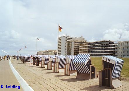 Die nrdliche Strandpromenade.