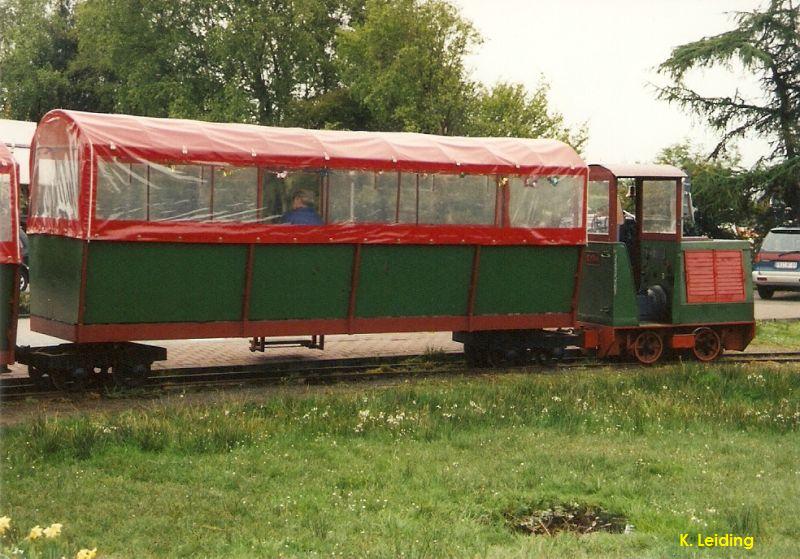 Besucherzug in Wiesmoor.