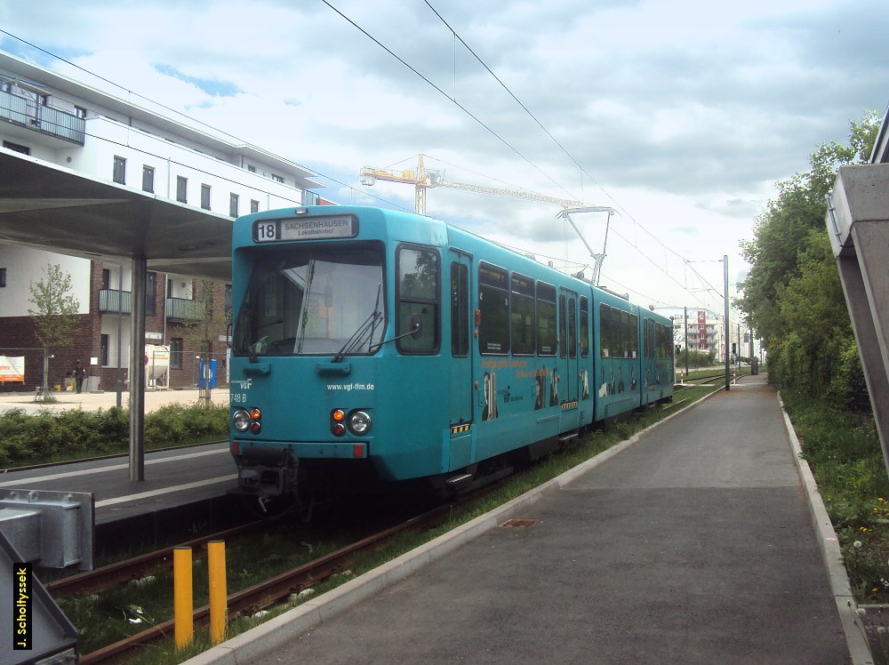 Wagen 748 A am Gravensteiner - Platz.