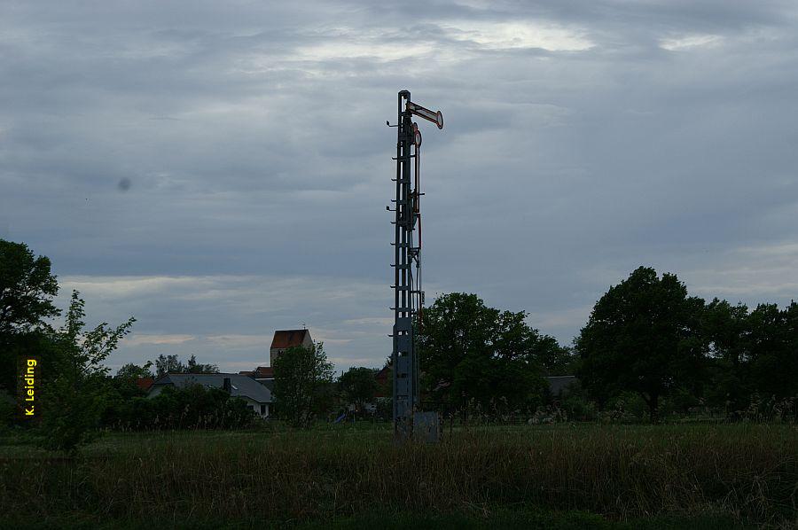 Einfahrsignal vor Dambeck.