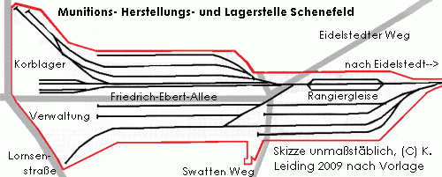 Skizze der Muna Schenefeld.