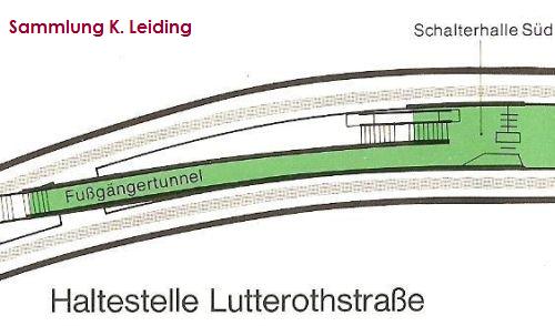 Sdlicher Zugang zur Haltestelle Lutterothstrae