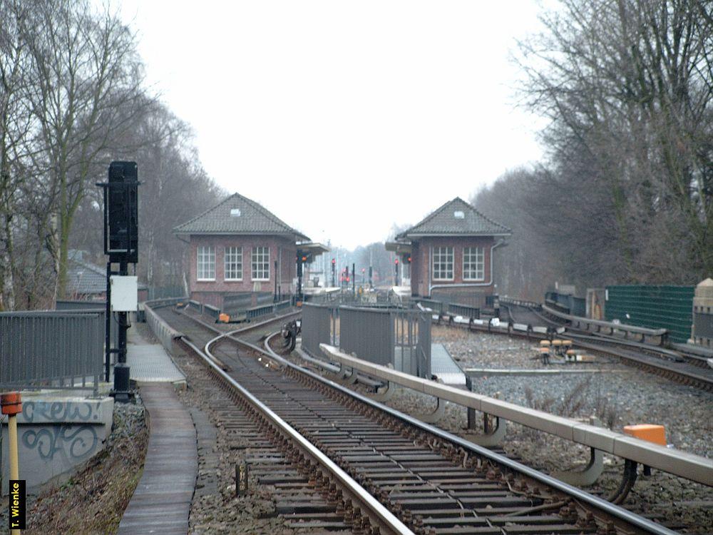 Die Brcken ber den Barmbeker Stichkanal.