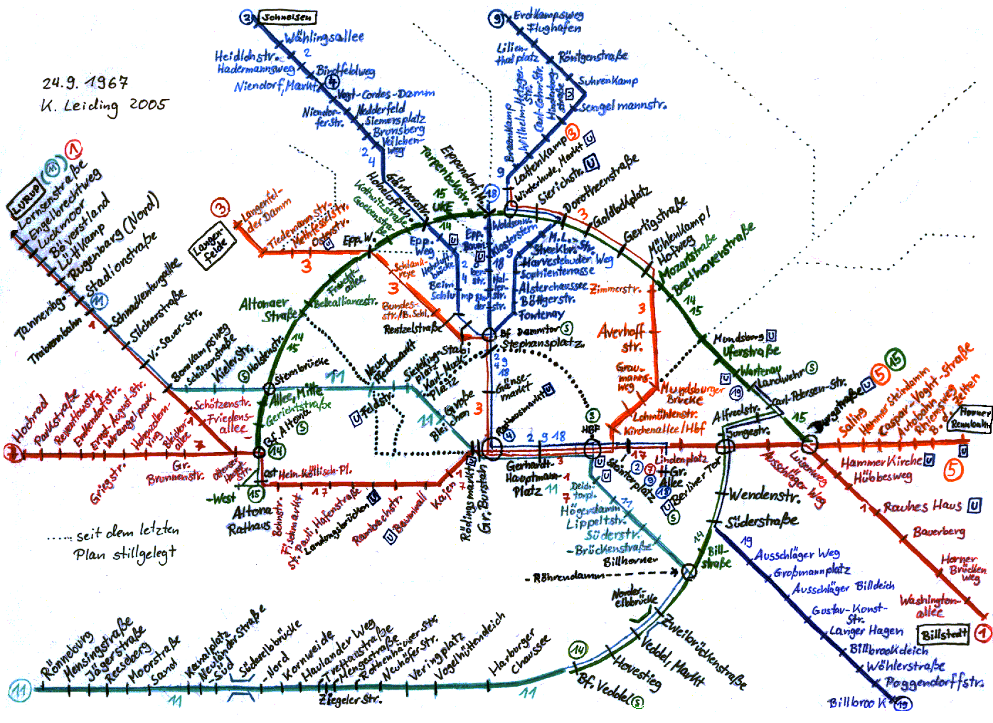 Plan vom 02. Januar 1967.