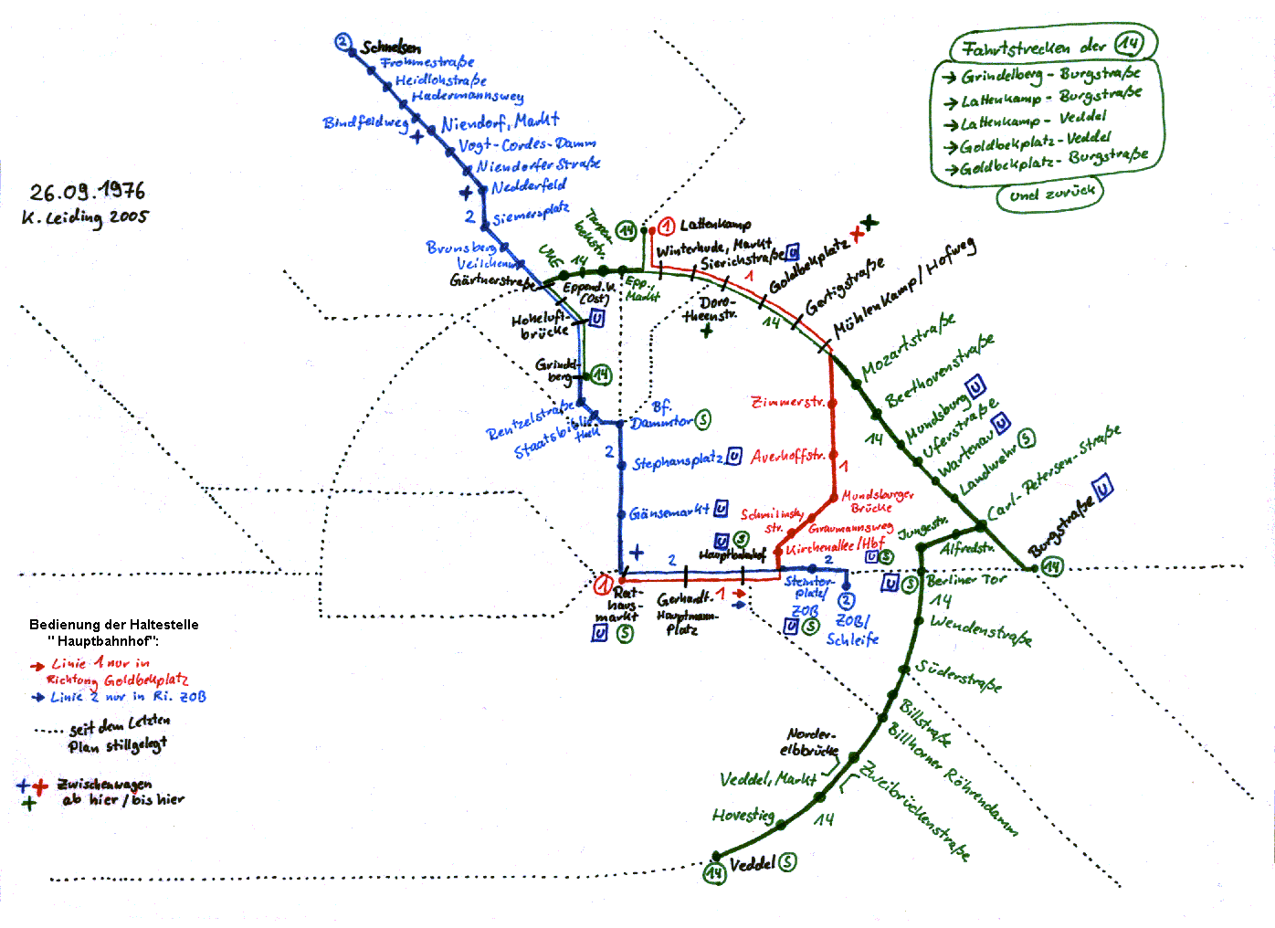 Die Hamburger Straßenbahn 