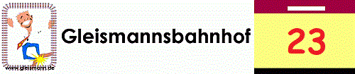 Gleismannsbahnhof.